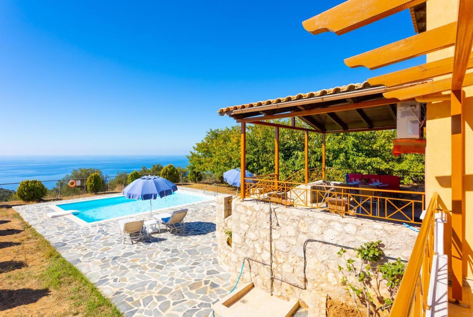 Villa Aetos Vasilikiádhes 外观 照片